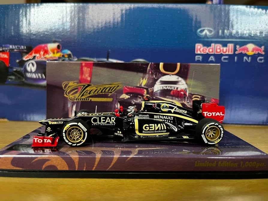 ミニチャンプス ロータス ルノー F1 1/43 ミニカー キミ・ライコネン ミニチャンプス ロータス ルノー F1 1/43 ミニカー キミ